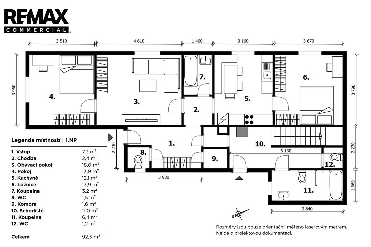 Prodej rodinný dům - Praha - Kolovraty, okres Praha 22, Hlavní město Praha, 108 m² - 5