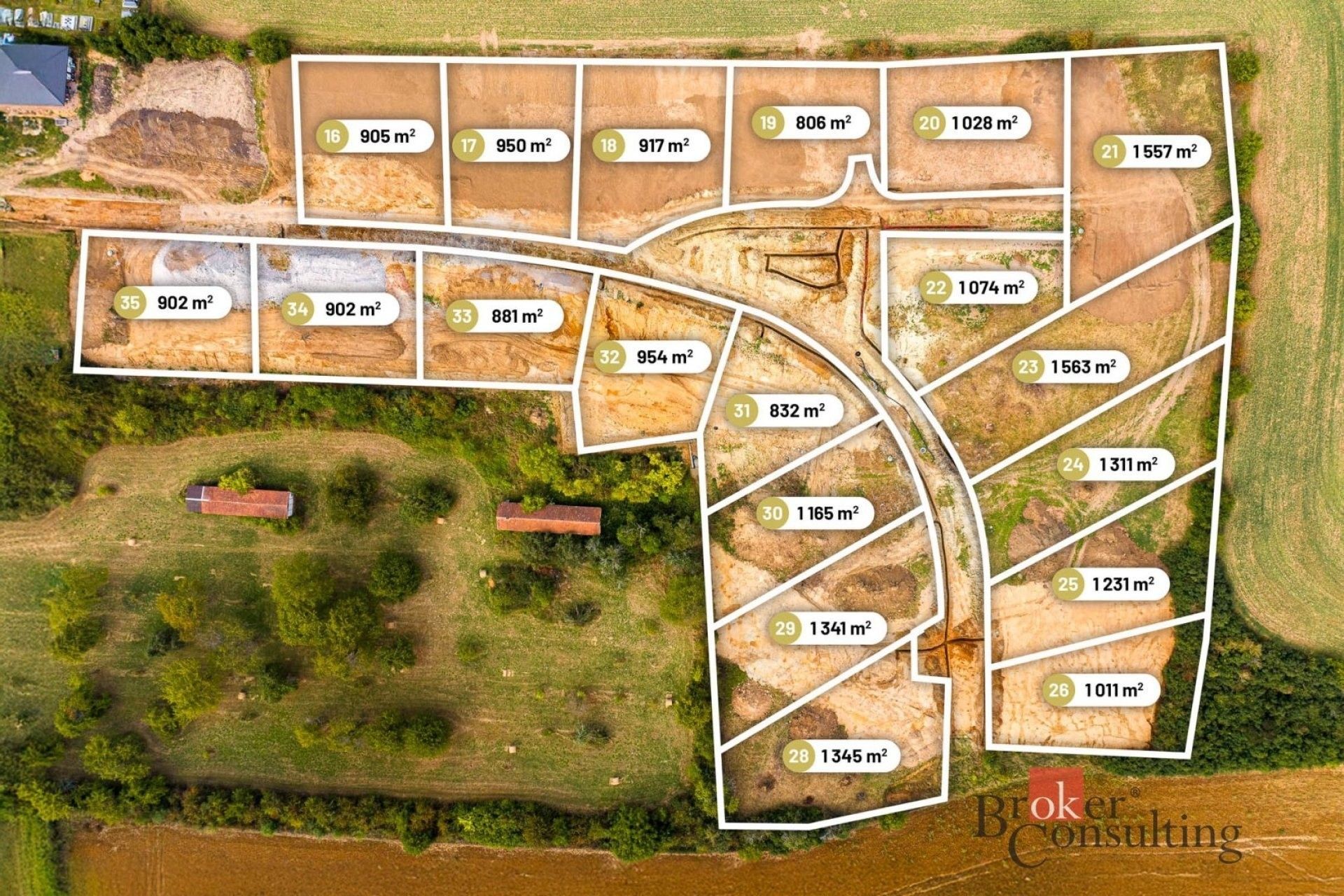 Pozemky pro bydlení, Starý Bydžov, 806 m² - 2