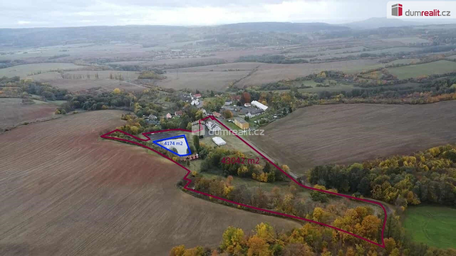 Ubytovací zařízení, Kostrčany, Valeč, 43 069 m²