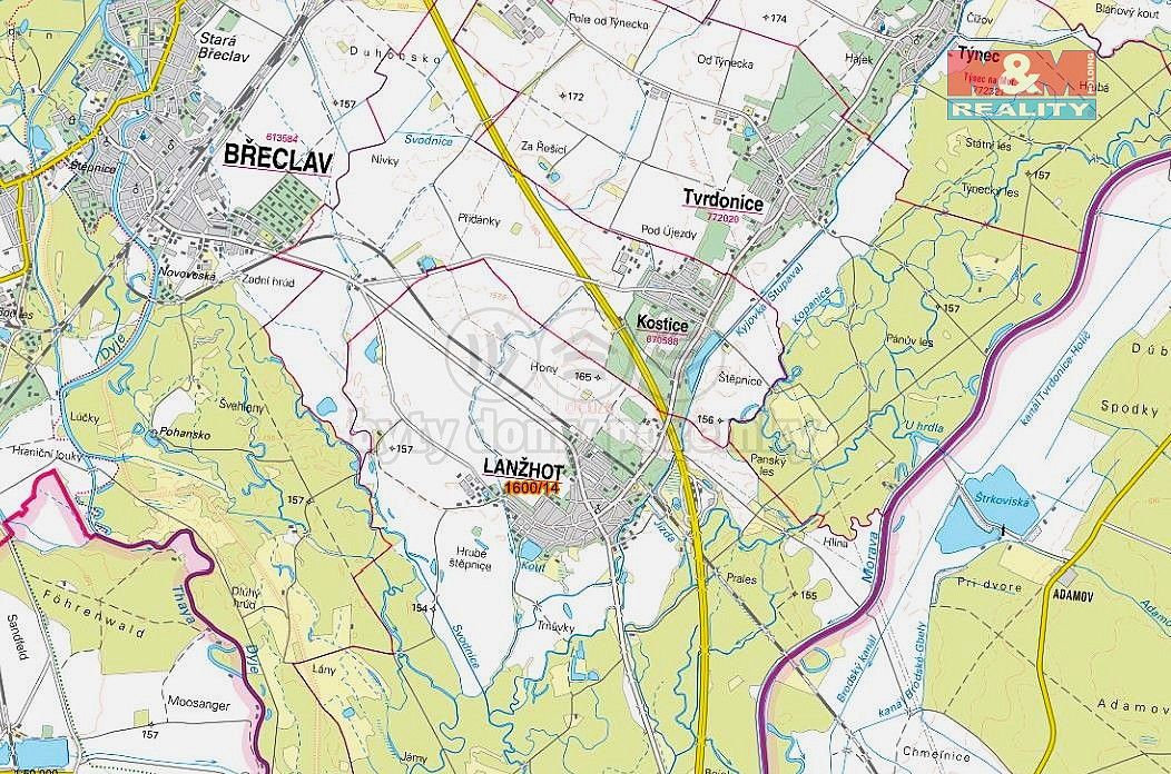Prodej zemědělský pozemek - Lanžhot, okres Břeclav, Jihomoravský kraj - 5