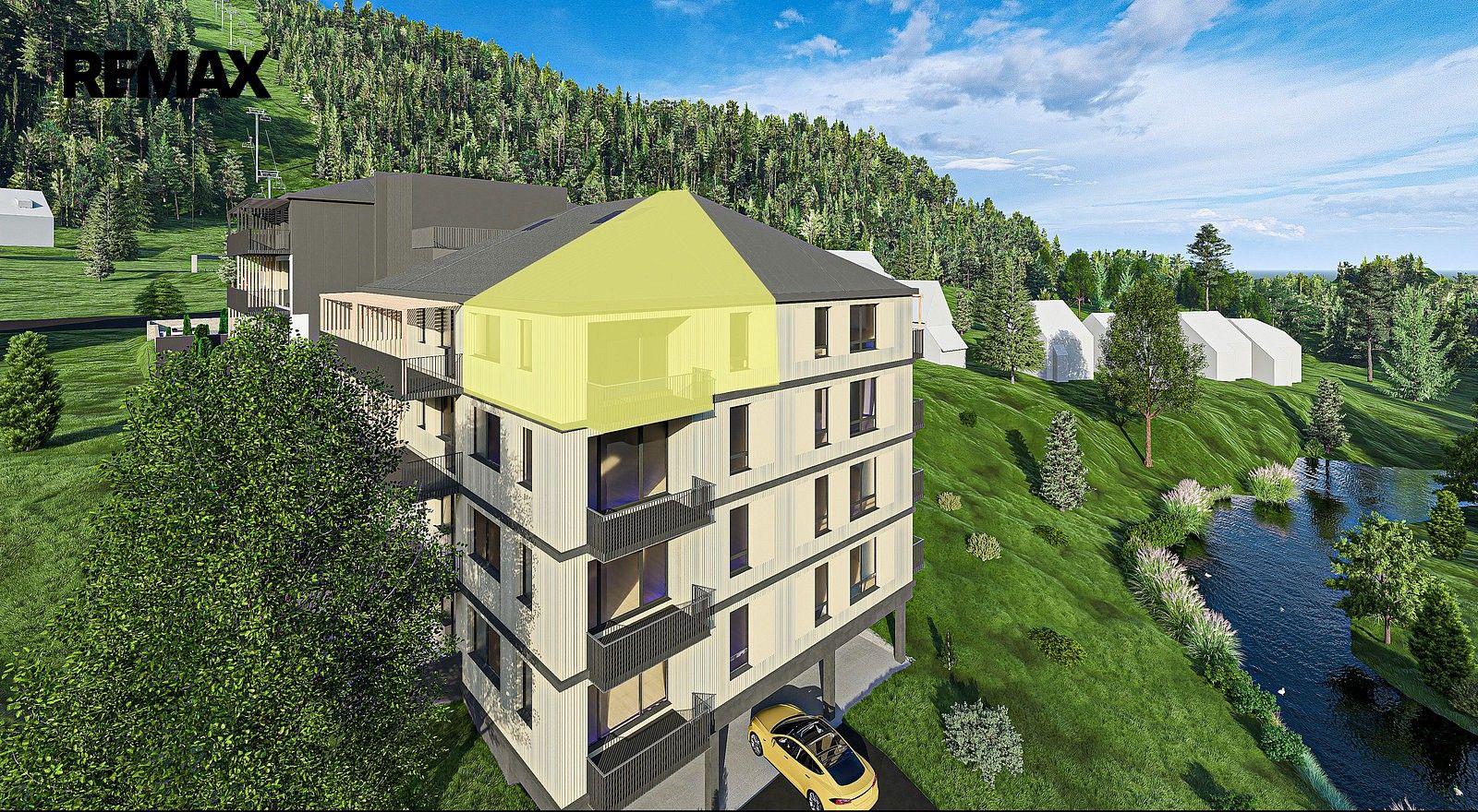 Byt 3+kk, 61 m²
