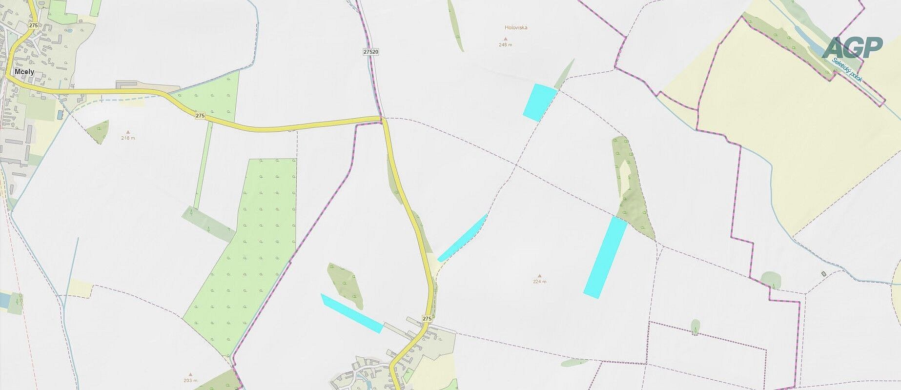 Zemědělské pozemky, Křinec - Sovenice, okres Nymburk - 1