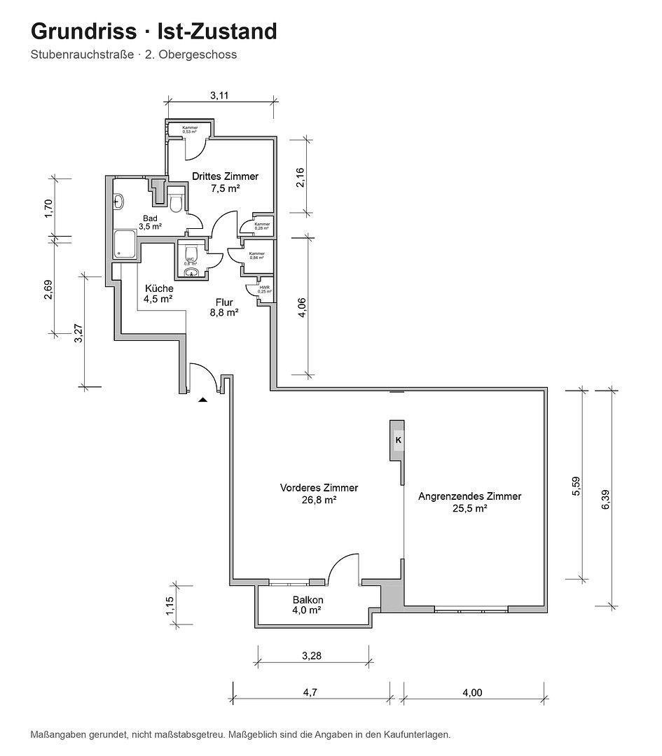 3+1, Stubenrauchstr.41 Berlin Friedenau Berlin 12161, 81 m² - 2