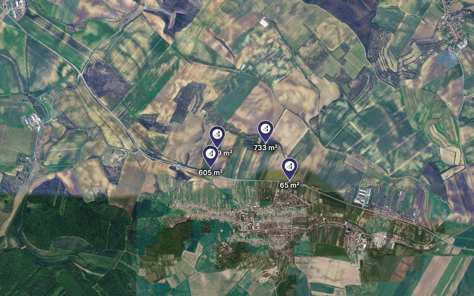 Prodej zemědělský pozemek - Klobouky u Brna, 4 392 m² - 2