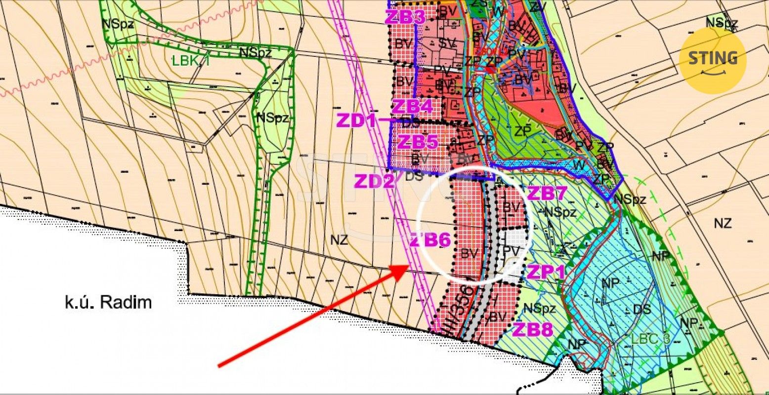 Prodej pozemek pro bydlení - Lozice, 1 167 m² - 5