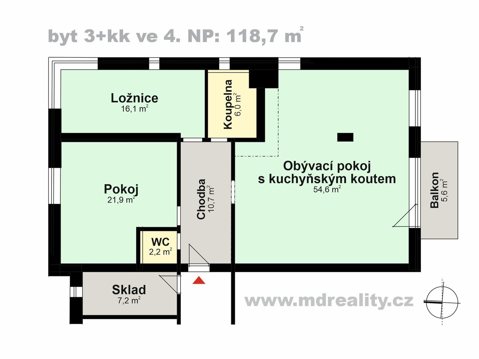 Prodej byt 3+kk - Havlíčkova, Jihlava, 124 m²