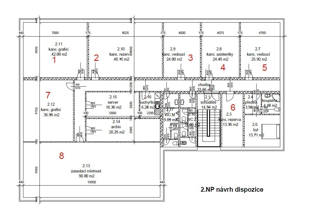 Kancelář · 350 m² · České Budějovice - České Budějovice 4, Jihočeský kraj - 1