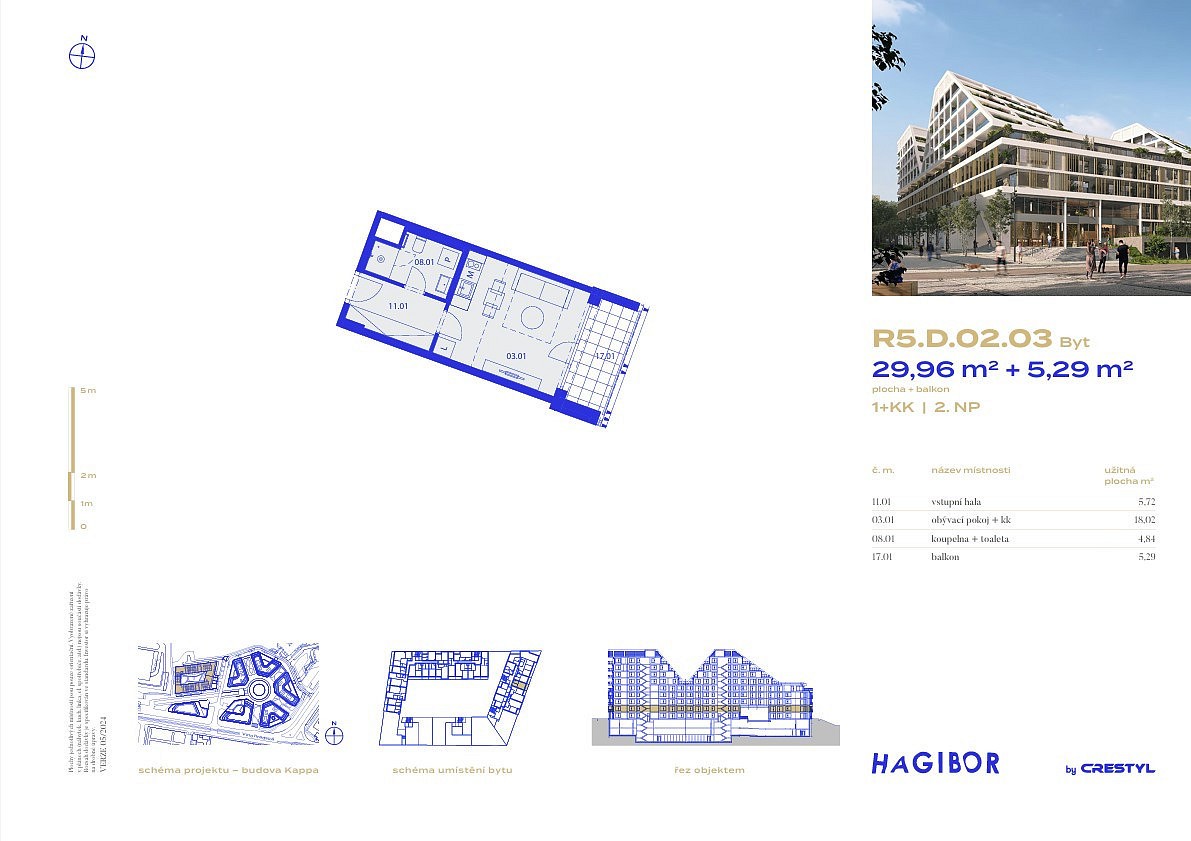 Prodej byt 1+kk - Počernická, Praha 10 - Strašnice, 29 m² - 2