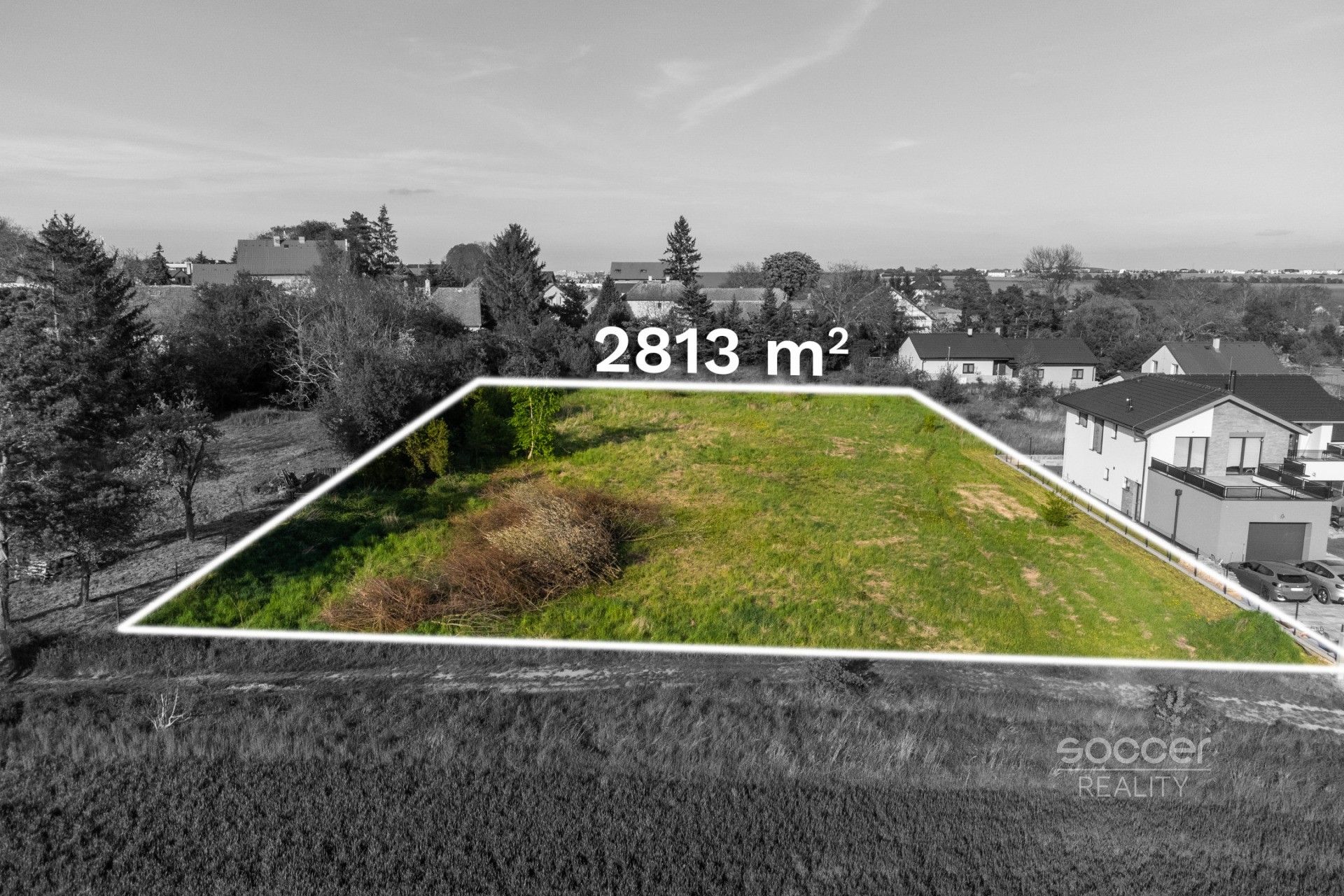 Pozemky pro bydlení, Dobříč, 2 813 m² - 2