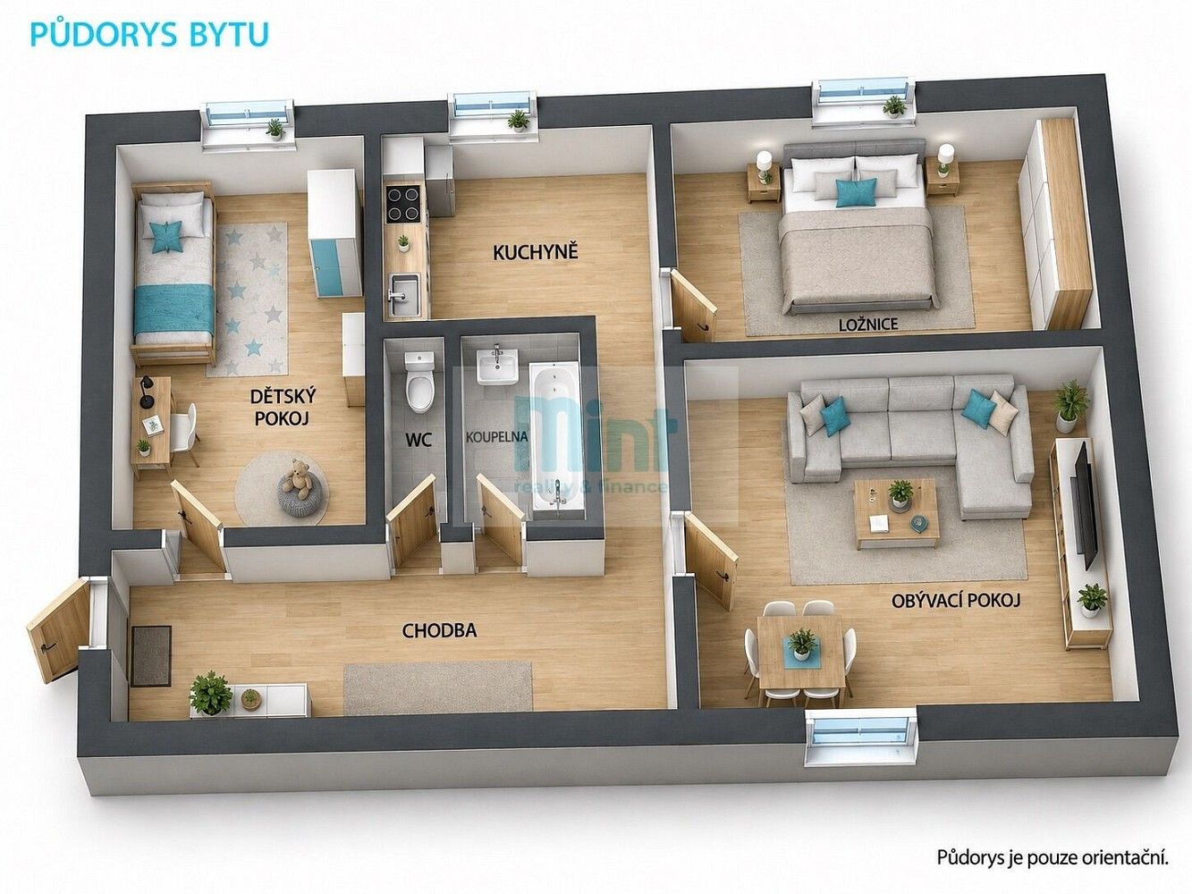 3+1, Ostrava - Zábřeh, okres Ostrava-město, Moravskoslezský kraj, 70 m² - 2
