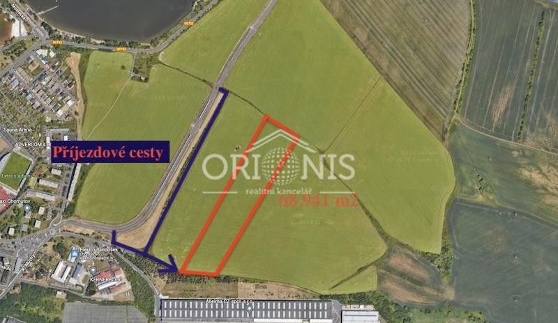 Pozemky pro bydlení, Chomutov, 68 941 m²