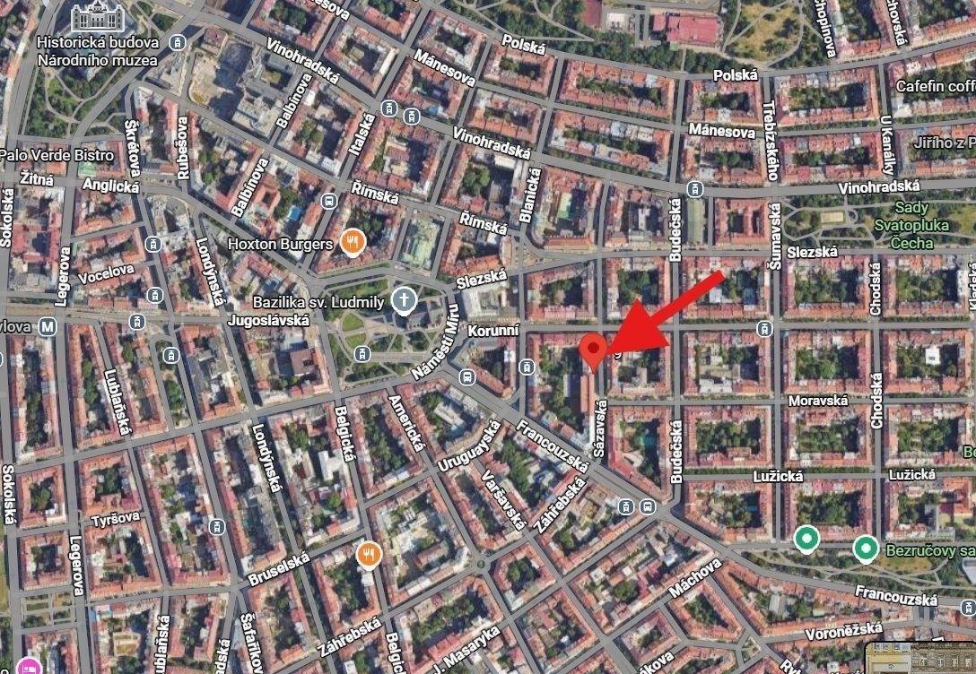 Garáže, Sázavská, Praha - Vinohrady, 12 m² - 2