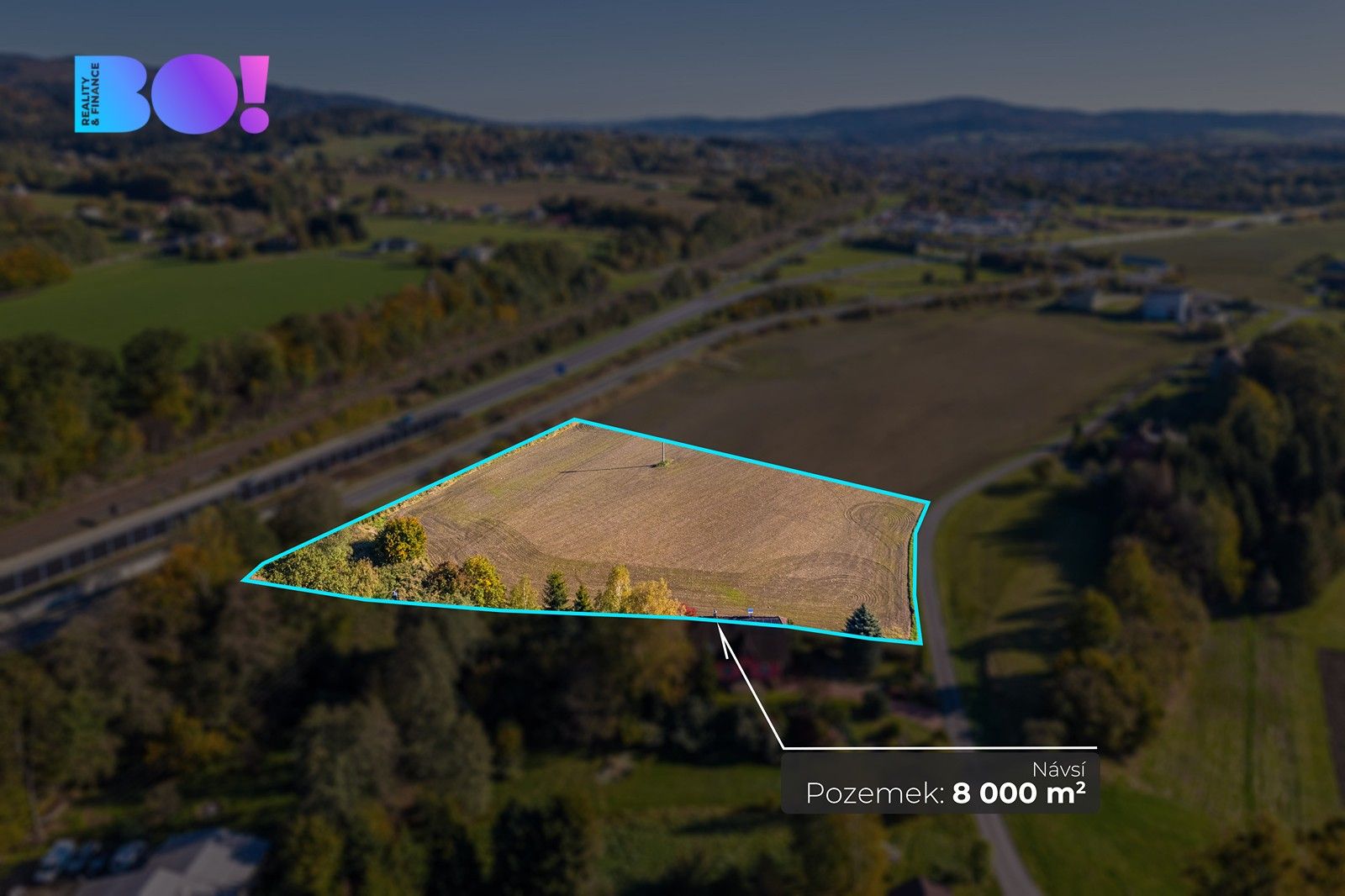 Komerční pozemek · 8 000 m² · Návsí - 3