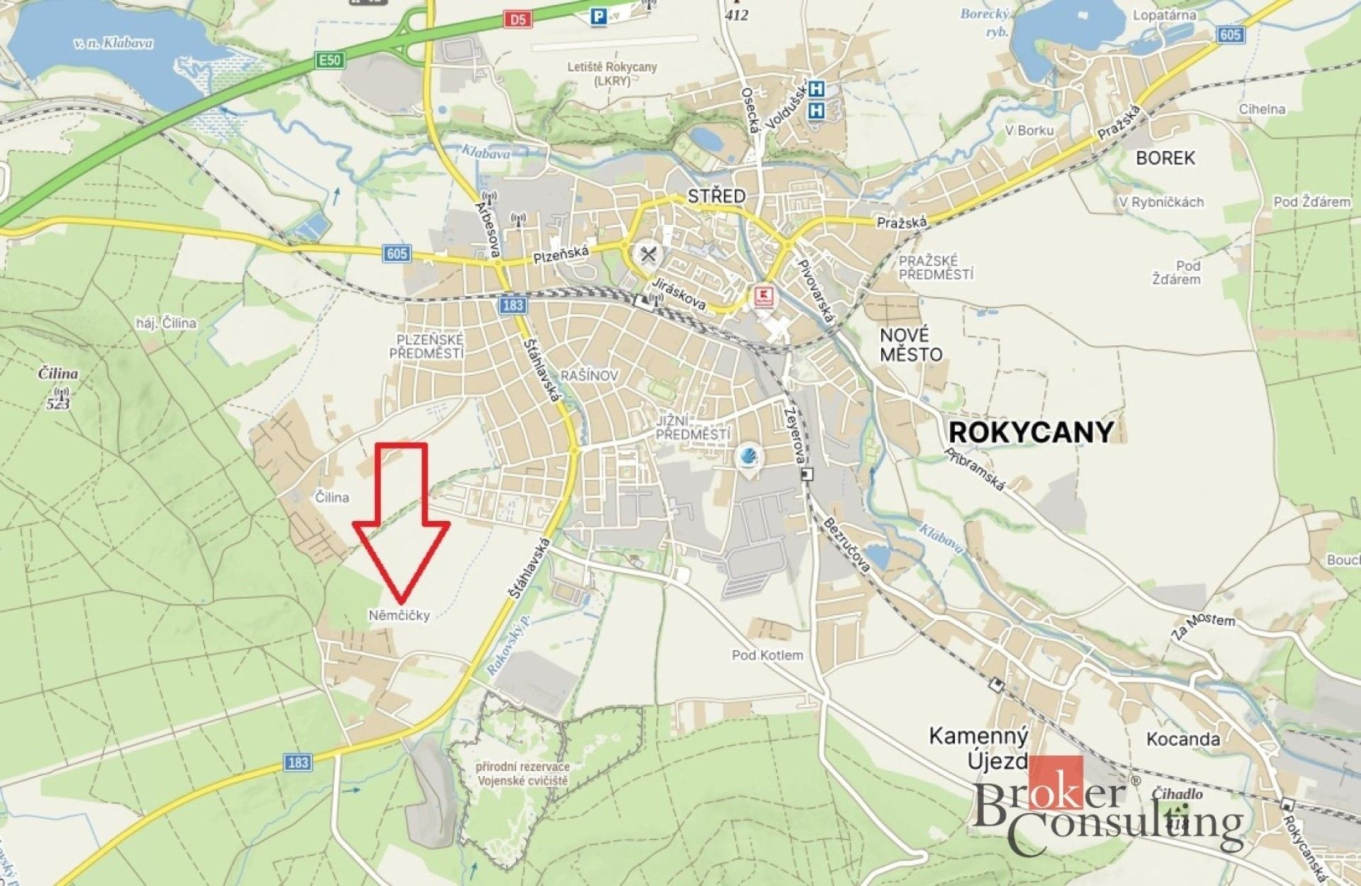Pozemek pro bydlení · 677 m² · Němčičky, Rokycany - 4