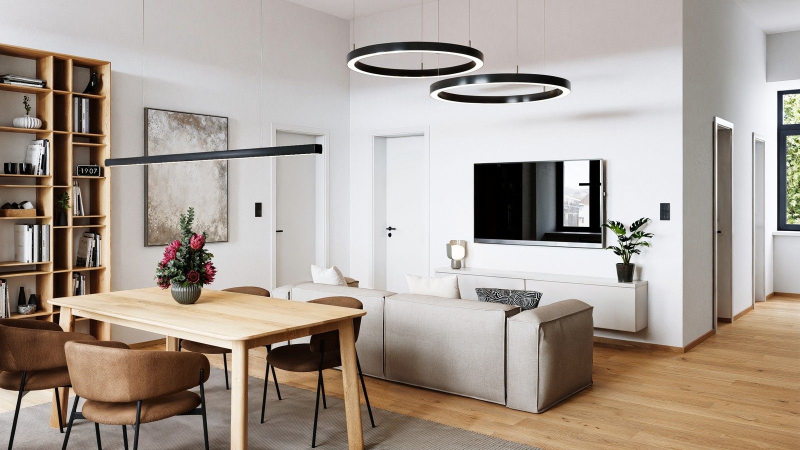 3+kk, Kloboučky, Zastávka, 83 m² - 2