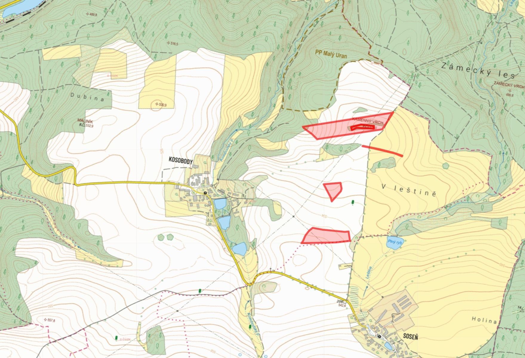 Zemědělské pozemky, Jesenice Kosobody - 2