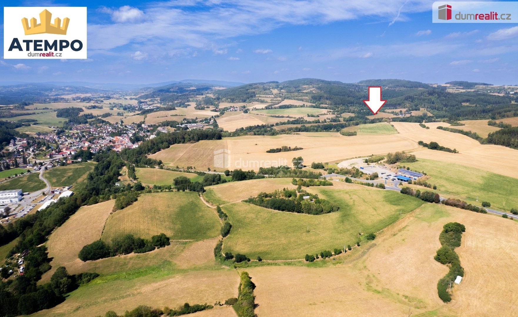 Prodej zemědělský pozemek - Čkyně, 11 542 m² - 2