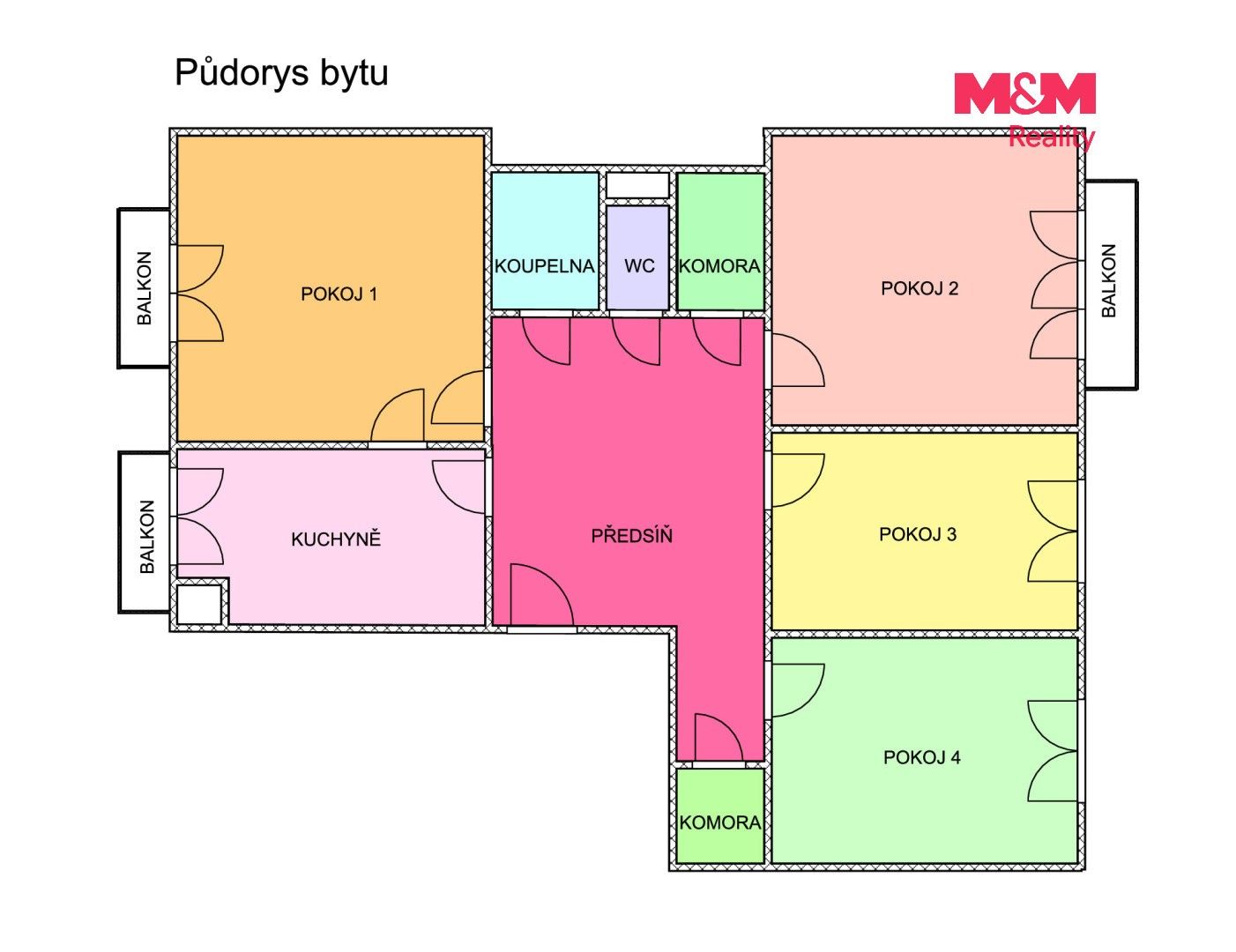 Prodej byt 4+1 - Komenského, Ostrava, 88 m² - 5