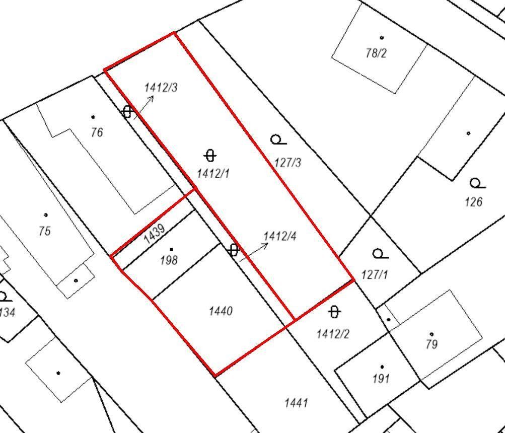 Pozemky pro bydlení, Brocno, Štětí, 453 m²