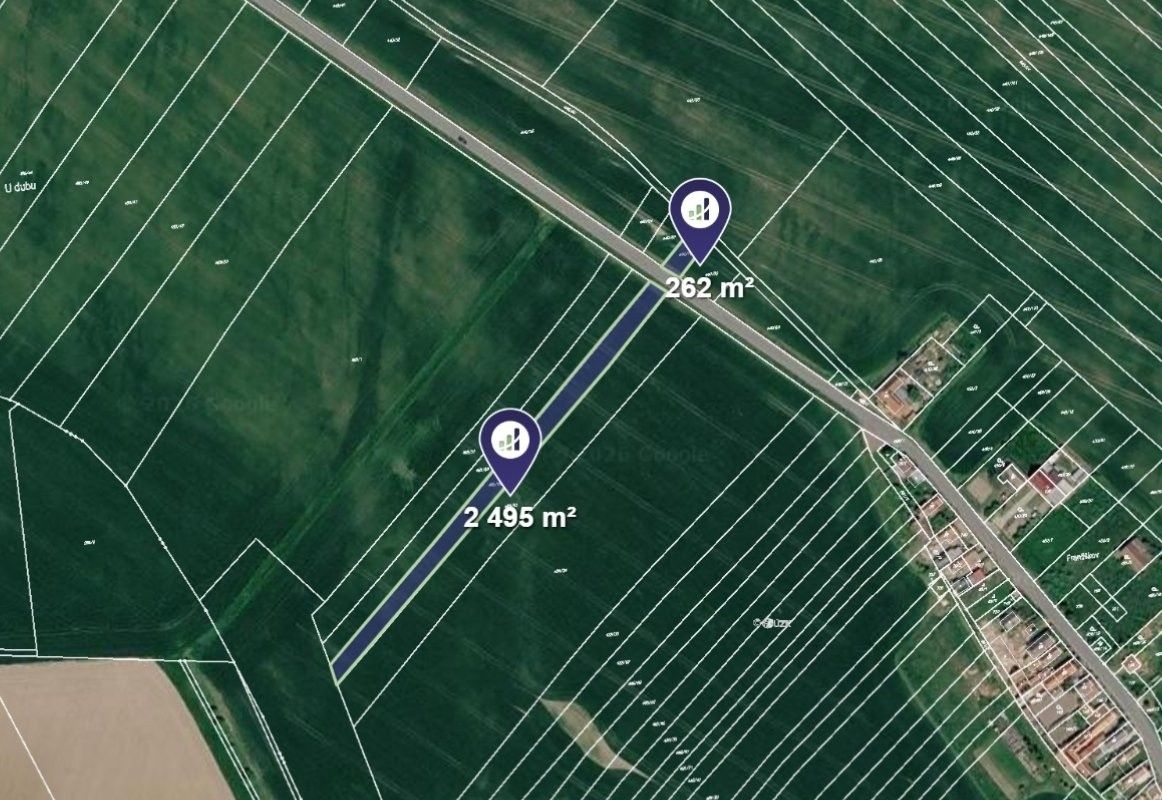 Zemědělské pozemky, Újezd, 23 074 m² - 2