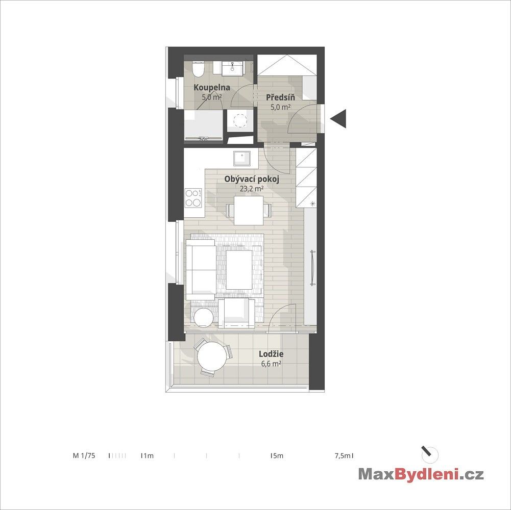 Byt 1+kk · 42 m² · Liberec - Liberec XII-Staré Pavlovice, Liberecký kraj - 3