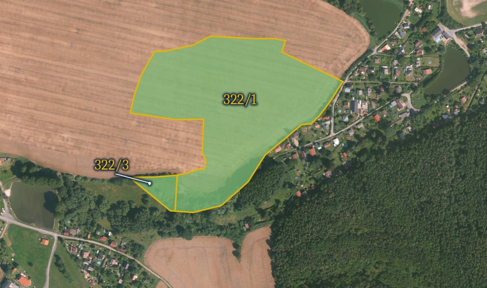 Zemědělské pozemky, Čisovice, 61 515 m²