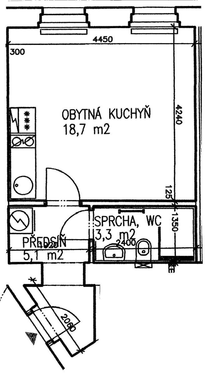 1+kk, Štítného, Praha - Žižkov, 27 m² - 2