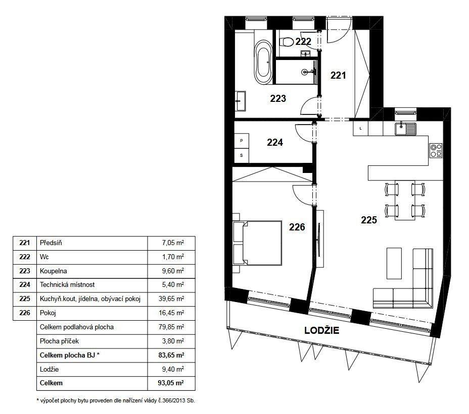 Byt 2+kk · 84 m² · Hradišťská, Staré Město - Staré Město u Uherského Hradiště, Zlínský kraj - 2