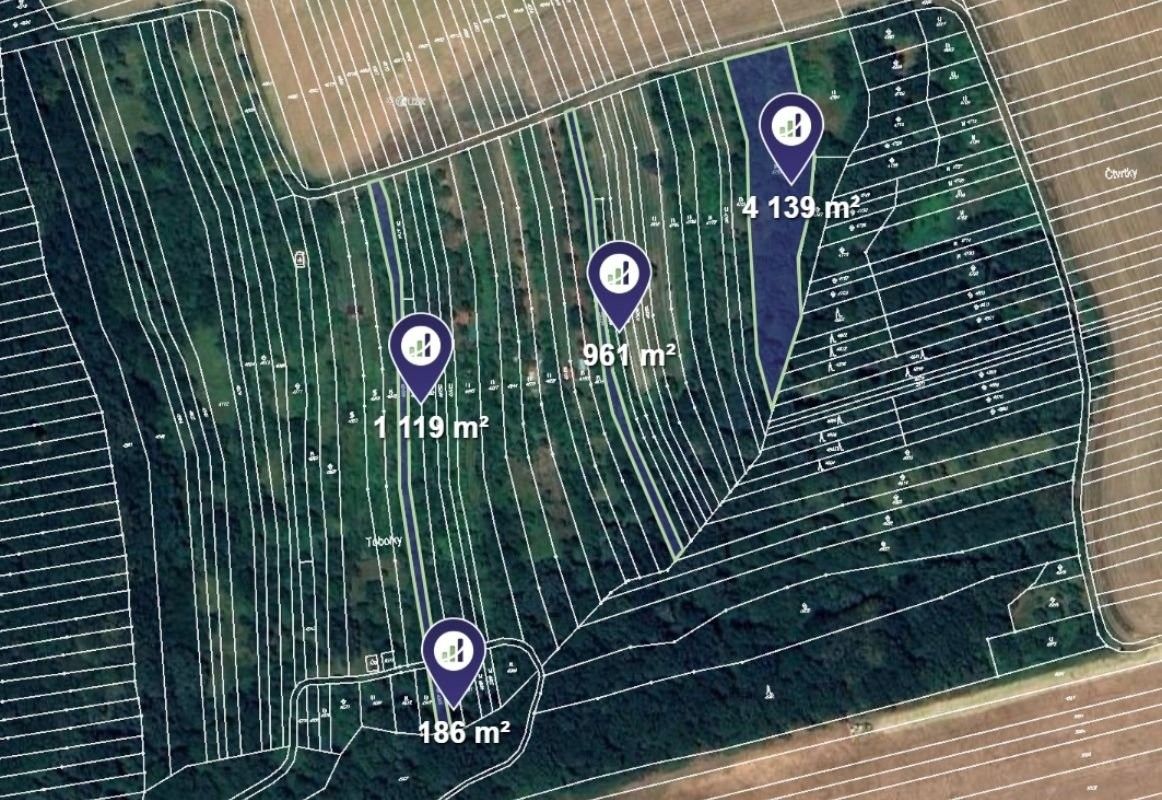 Prodej louka - Hradčovice, 57 811 m²