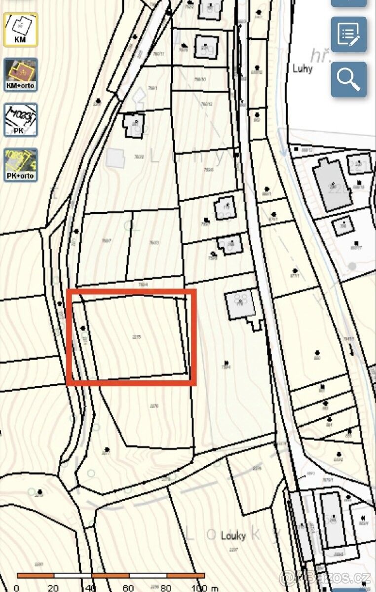 Prodej pozemek pro bydlení - Dolní Lhota u Luhačovic, 763 23