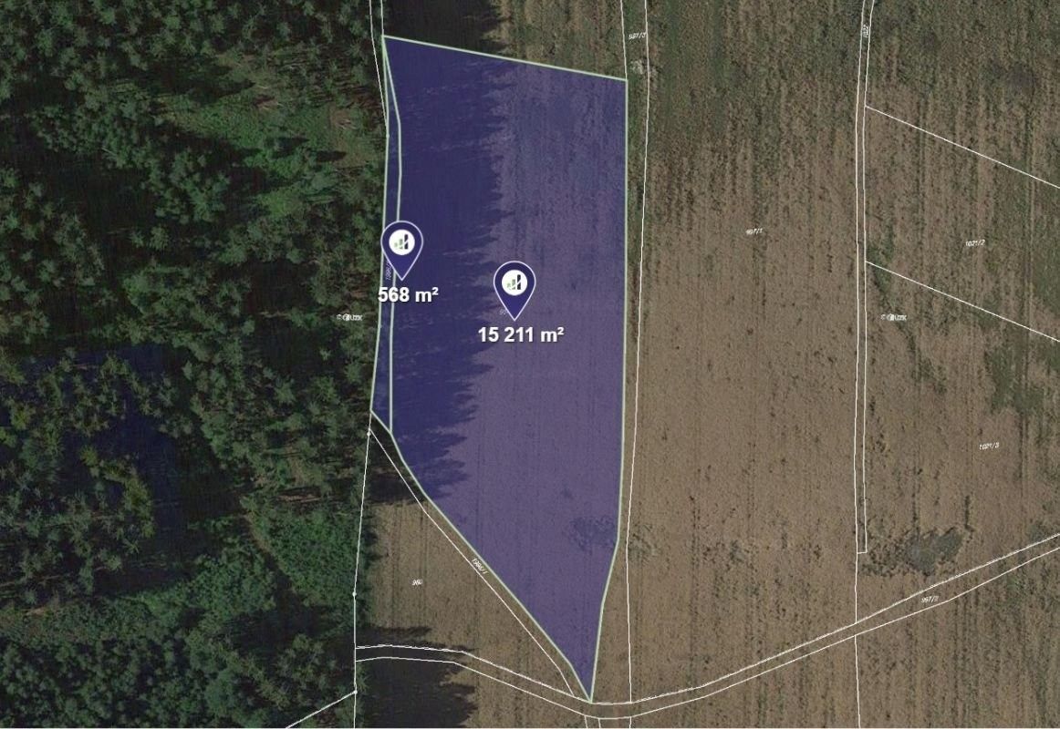 Zemědělské pozemky, Mříčná, 15 779 m²