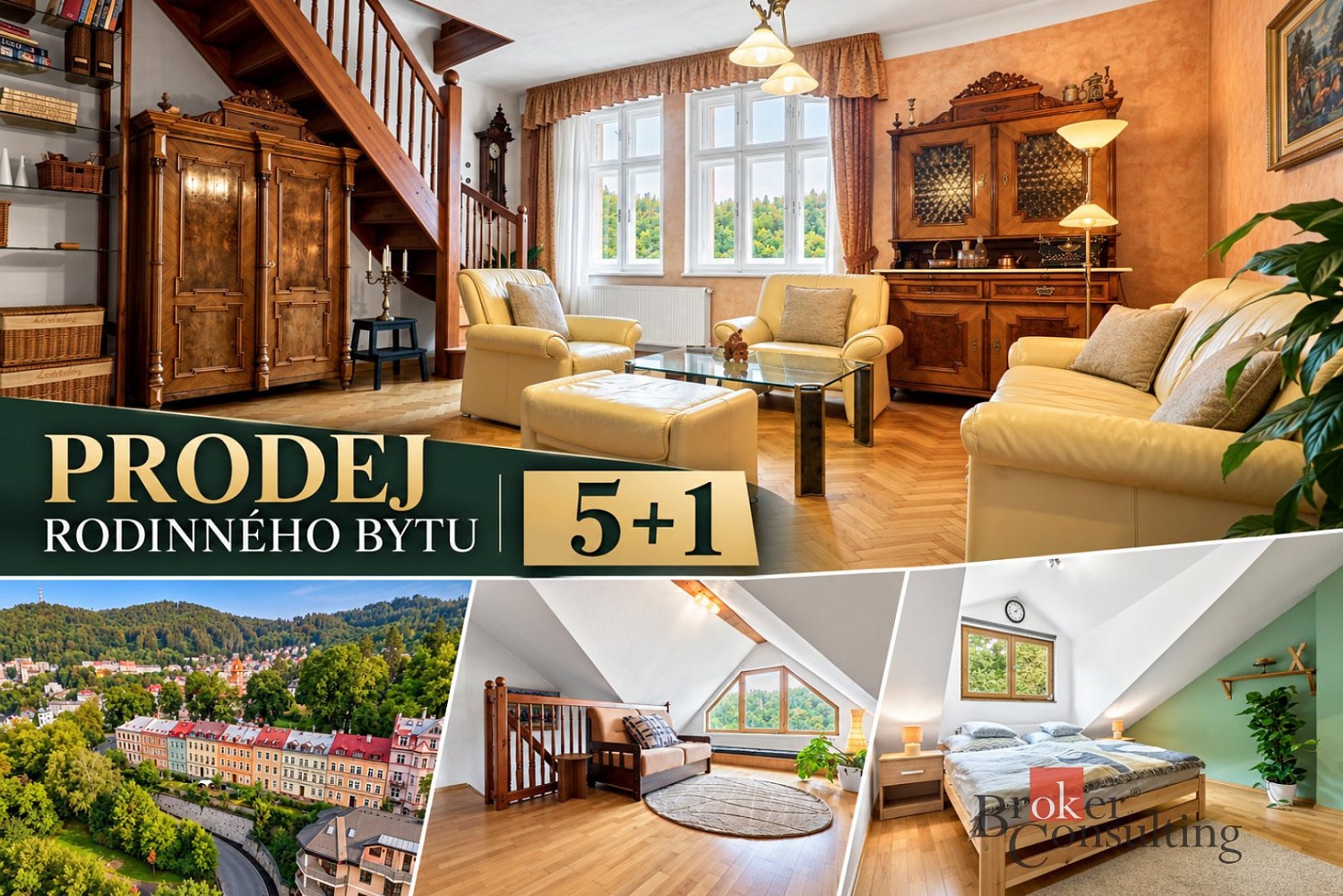5+kk, Nebozízek, Karlovy Vary, 105 m² - 2