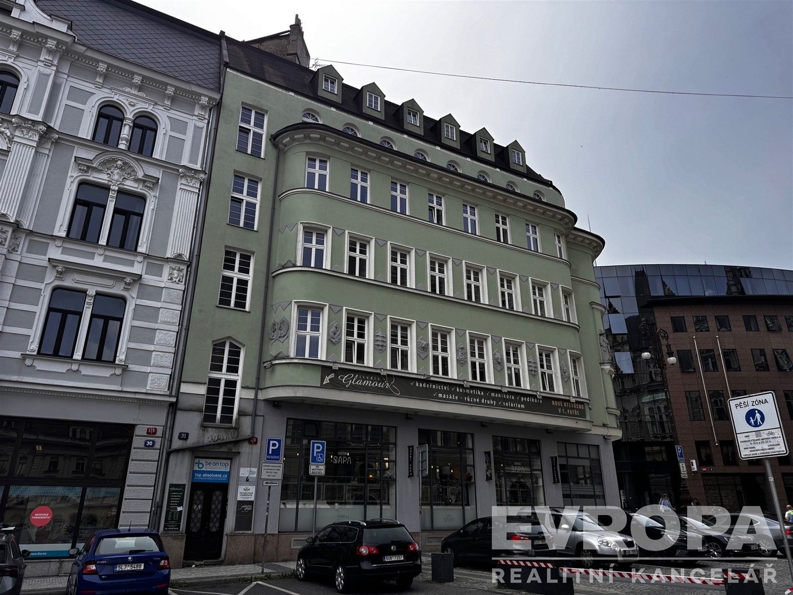 Kanceláře, nám. Dr. E. Beneše 176, Liberec I-Staré Město, 140 m² - 1