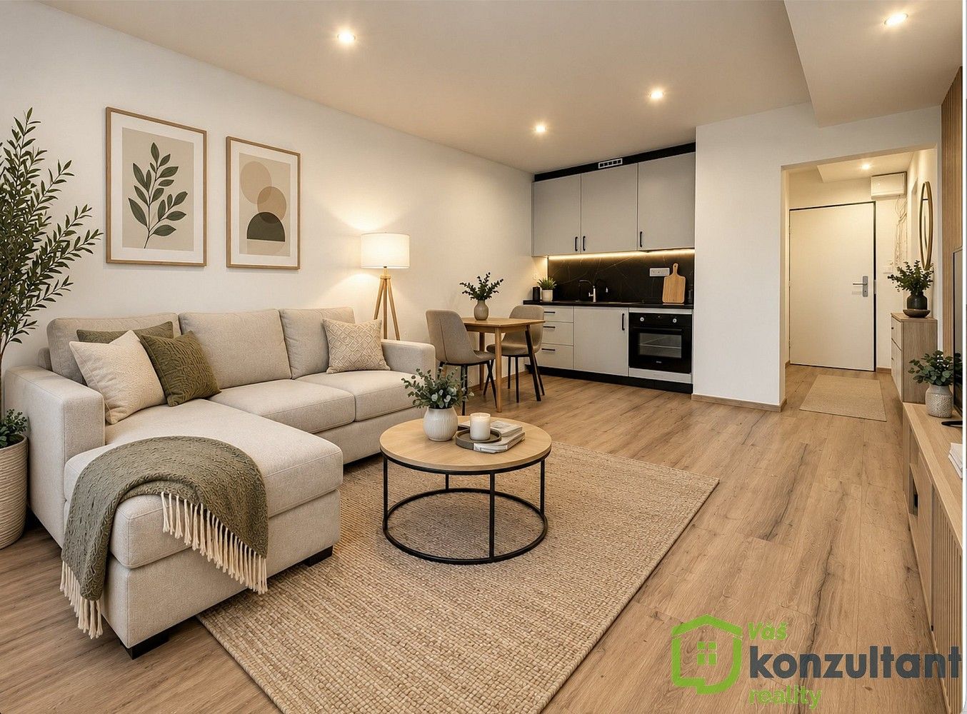 Byt 1+kk, 25 m²