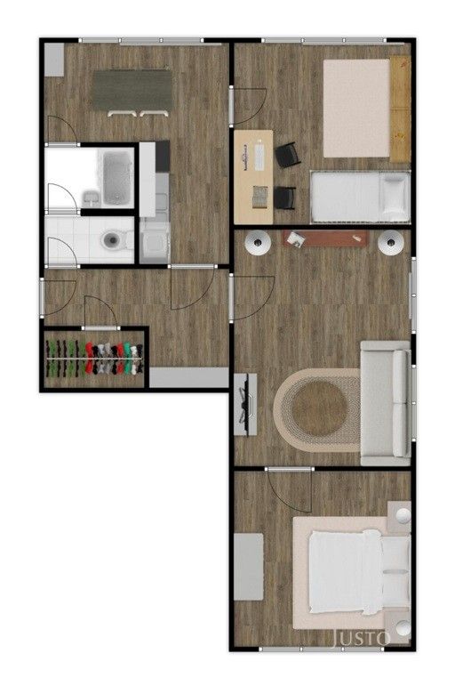 3+1, třída Přátelství 1971, Písek Budějovické Předměstí, 64 m² - 2