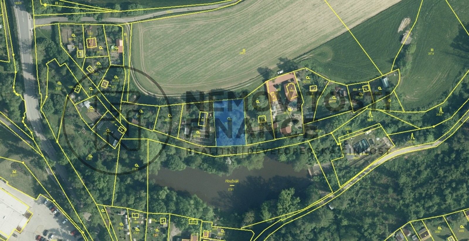 Prodej zahrada - Budějovická, Velešín, 743 m²