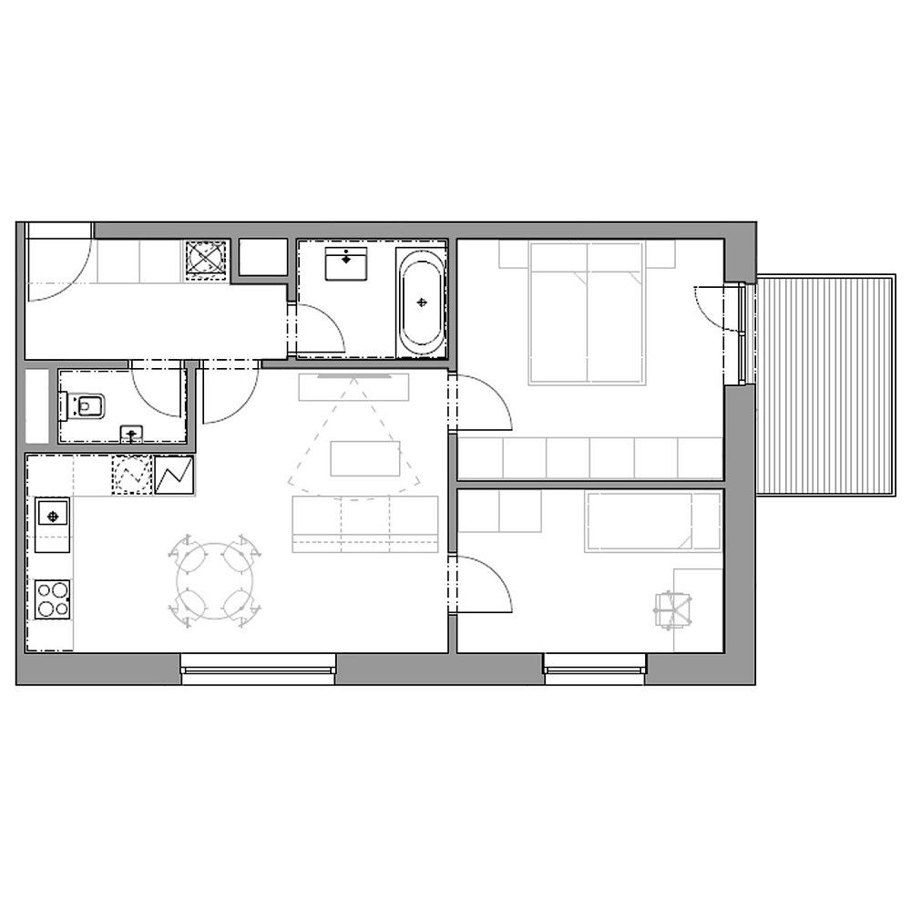3+kk, Tišnov, okres Brno-venkov, Jihomoravský kraj, 57 m² - 2
