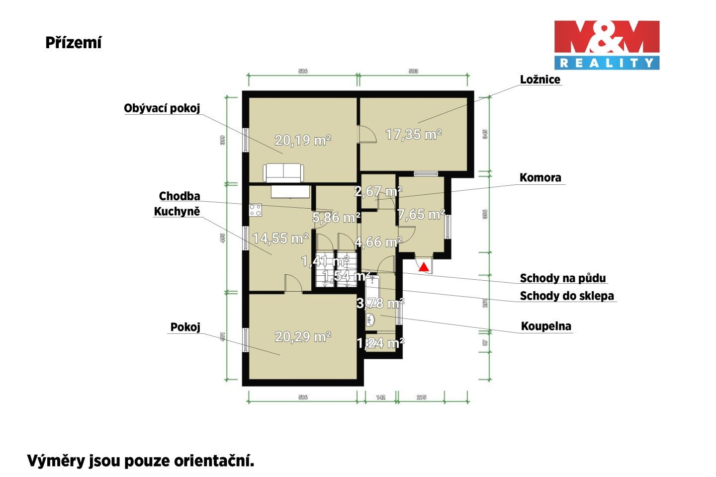 Prodej rodinný dům - Hradec, 107 m²