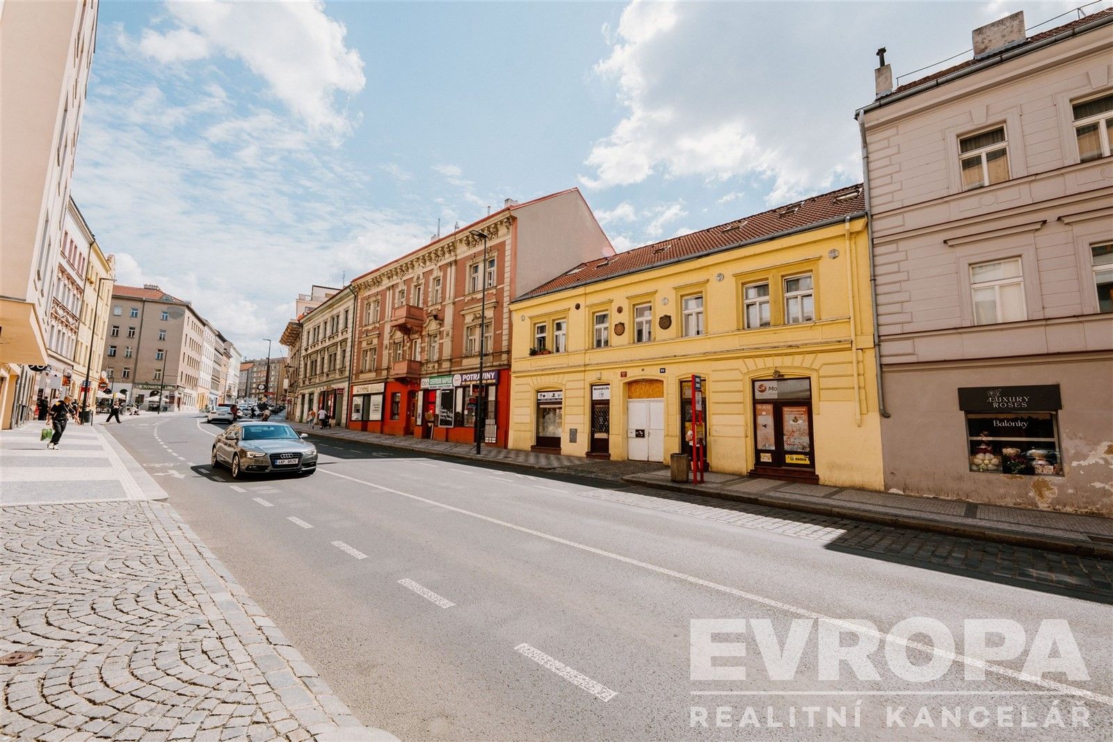 Obchodní prostory, Husitská 123, Praha Žižkov, 49 m²