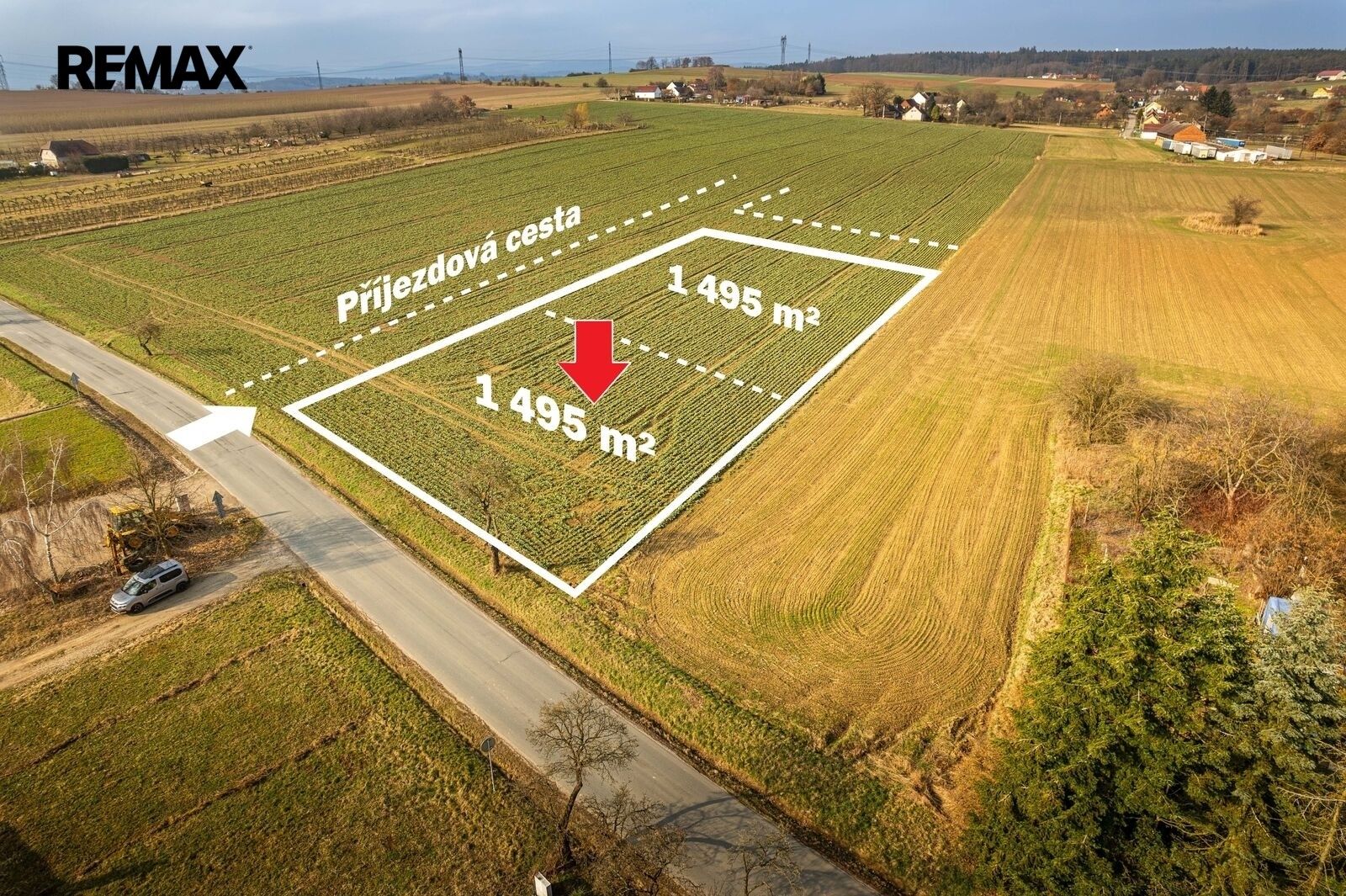 Pozemky pro bydlení, Malovice, 1 495 m² - 1