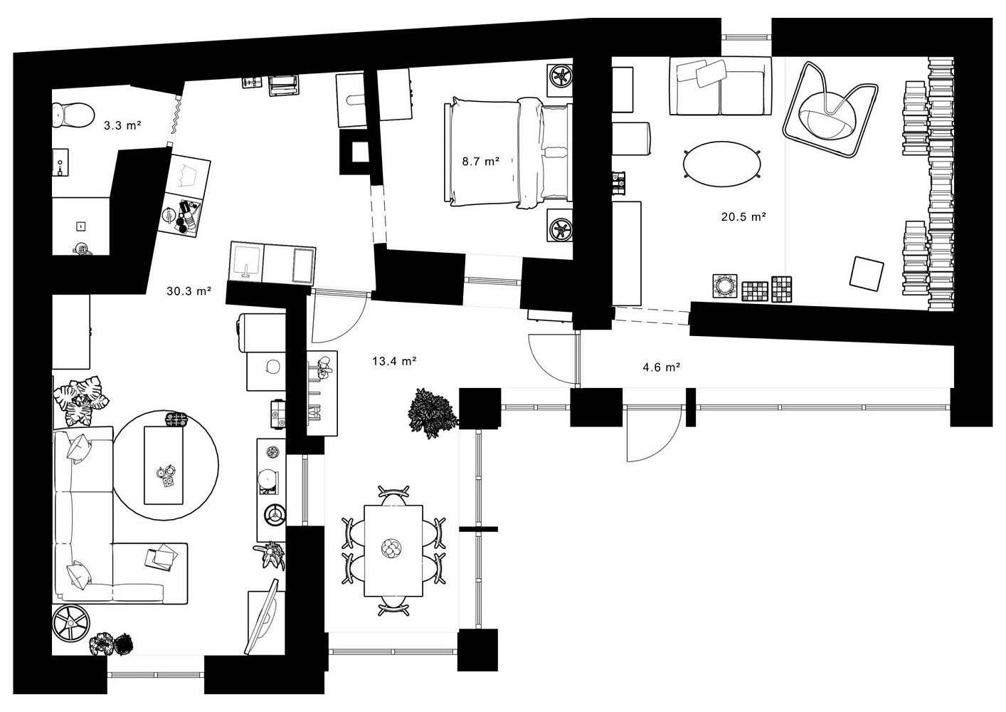 Prodej rodinný dům - Strašice, okres Strakonice, Jihočeský kraj, 80 m² - 5