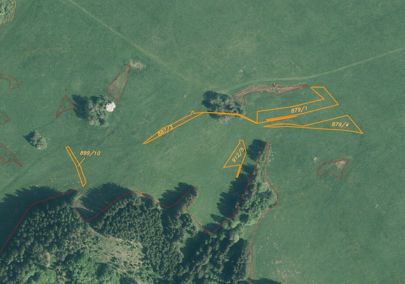 Prodej zemědělský pozemek - Březová, 6 044 m² - 5