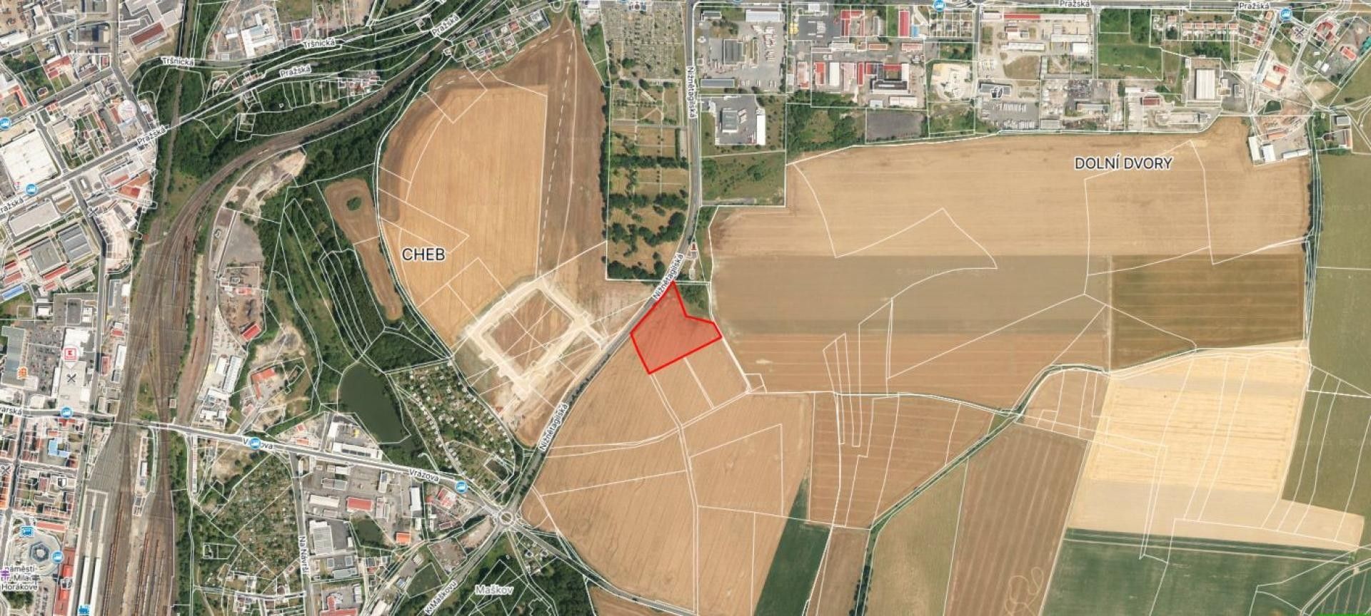 Prodej zemědělský pozemek - Nižnětagilská, Cheb