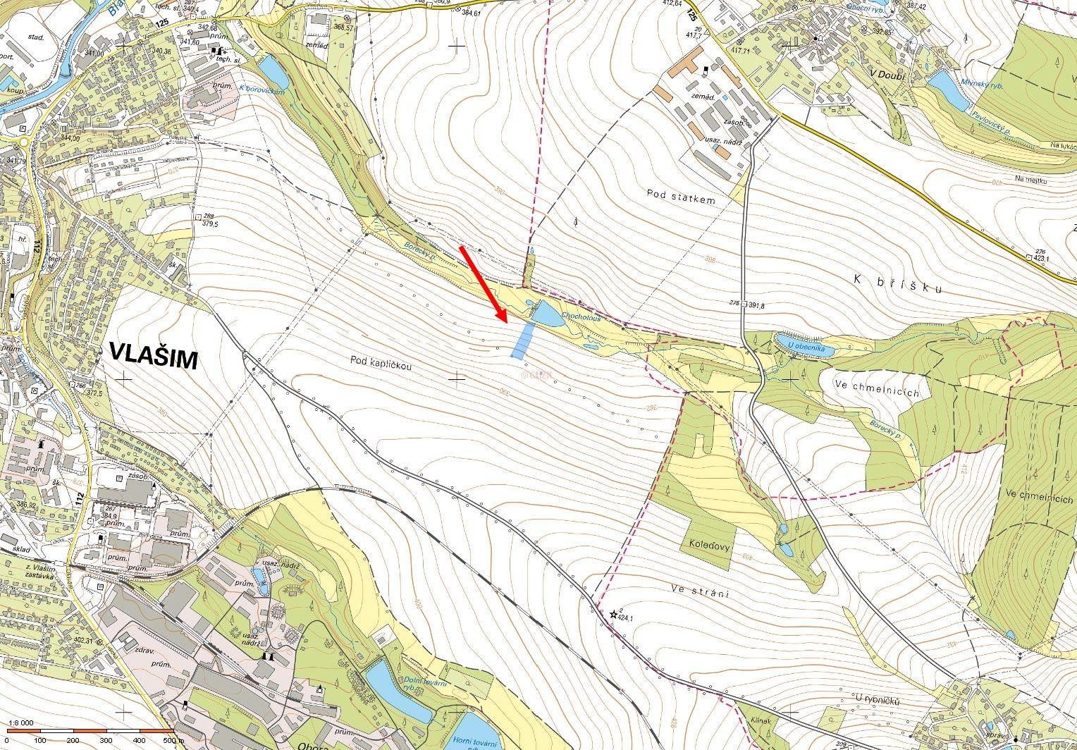 Zahrada · 3 603 m² · Borecká, Vlašim - 4