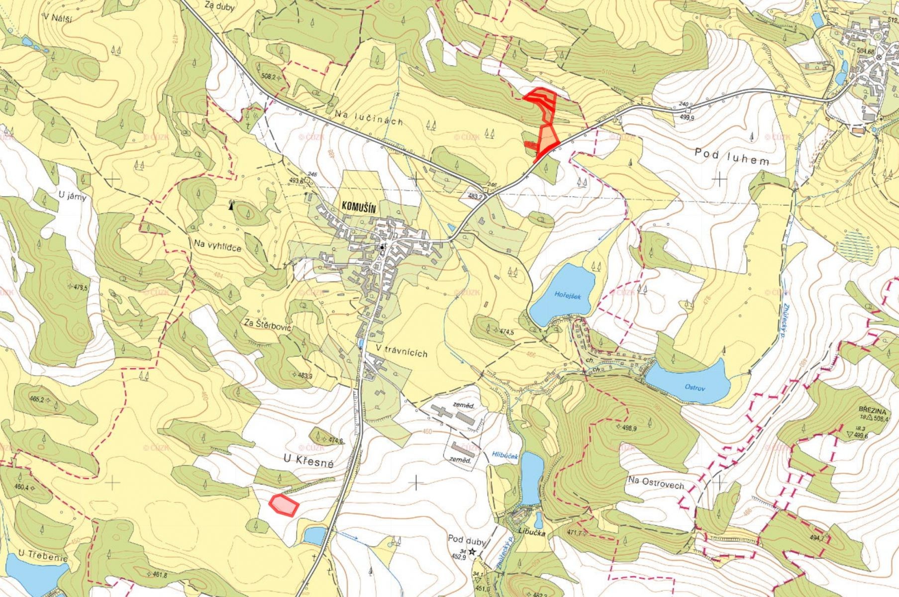 Prodej zemědělský pozemek - Horažďovice Komušín - 5