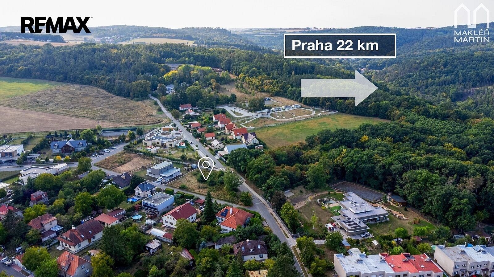 Prodej pozemek pro bydlení - Černošice, okres Praha-západ, Středočeský kraj - 2