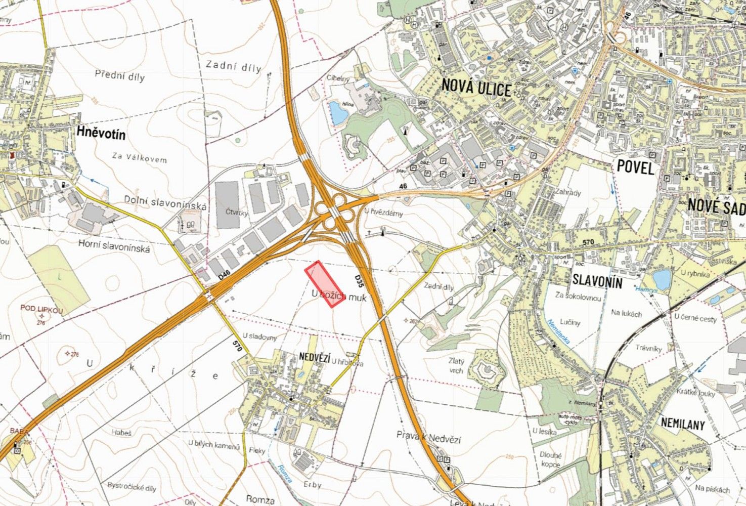 Zemědělské pozemky, Olomouc - Slavonín, Olomoucký kraj - 2