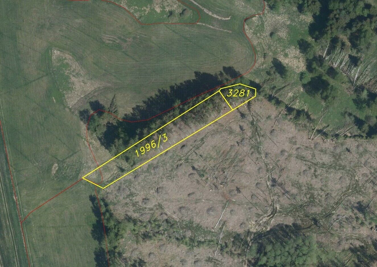 Zemědělské pozemky, U Nádraží, Kamenice nad Lipou, 2 m²