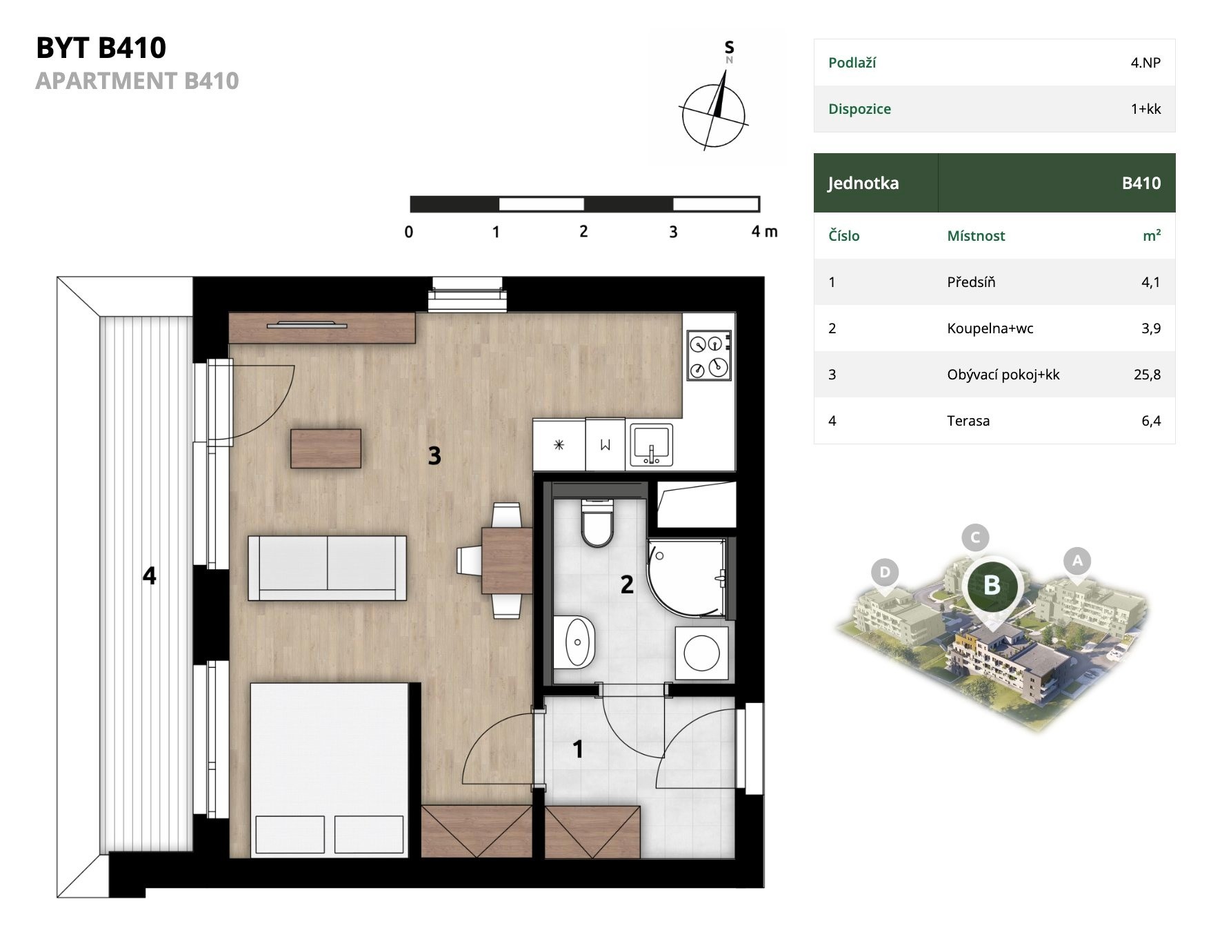 Prodej byt 1+kk - Praha, 36 m² - 5