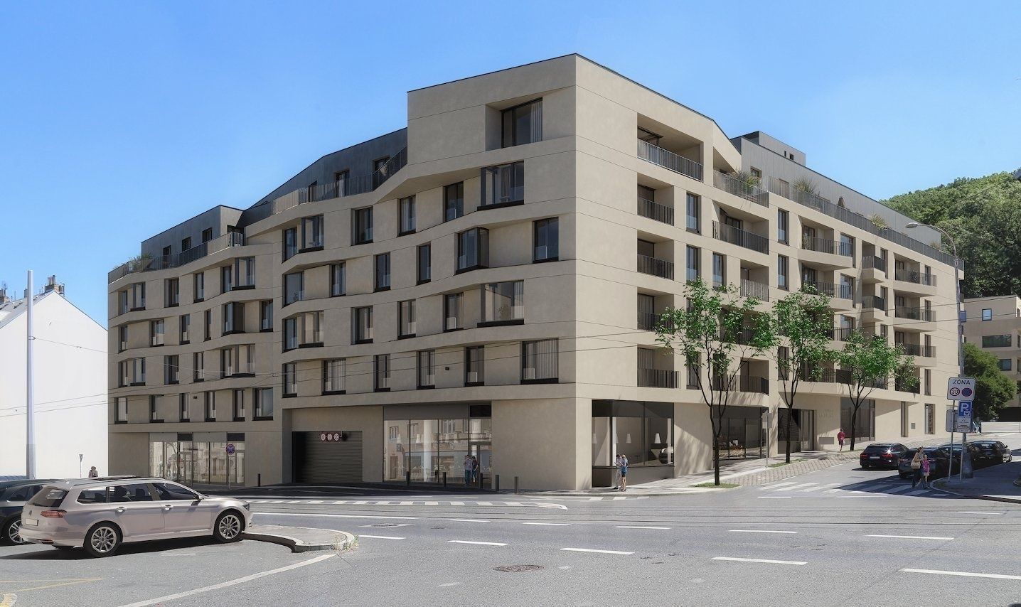 2+kk, Na Laurové, Praha - Smíchov, 77 m² - 2